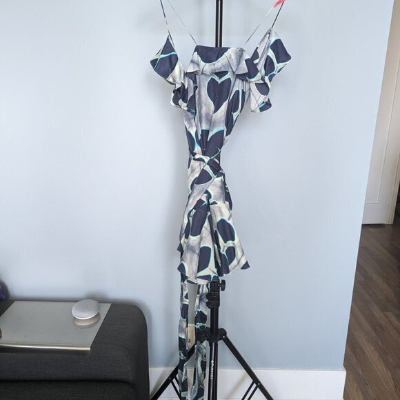 Alexis 100% Silk Kalani Mini Wrap Dress - Picture 4 of 13